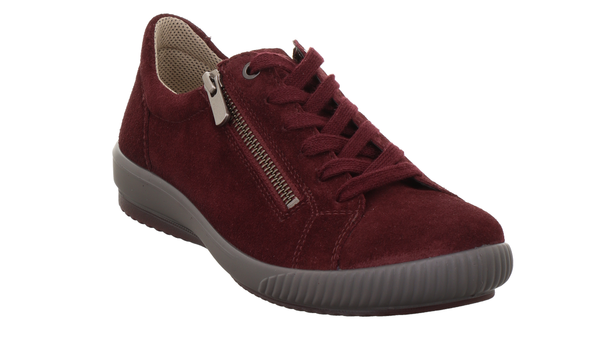 TANARO 5.0 SNEAKER LOW ZIPPER VELOURSLEDER RUBIN