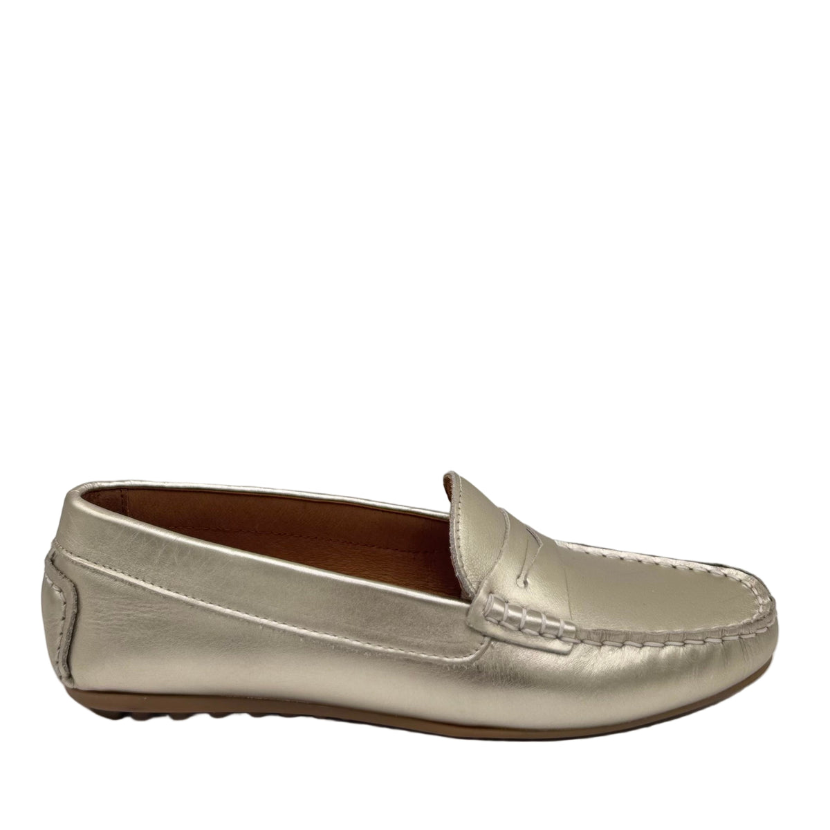 METALLIC MOKASSINS GOLD