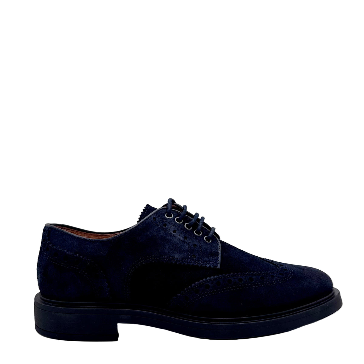 HALBSCHUH MIT SCHNÜRUNG BLAU