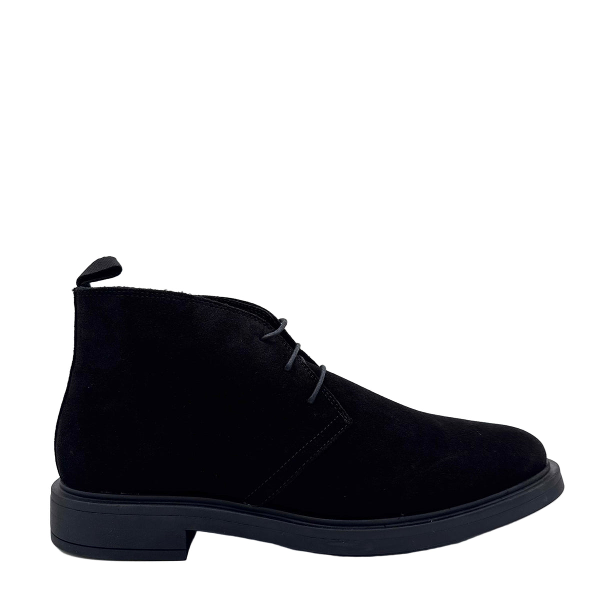 STIEFELETTE MIT SCHNÜRUNG SCHWARZ