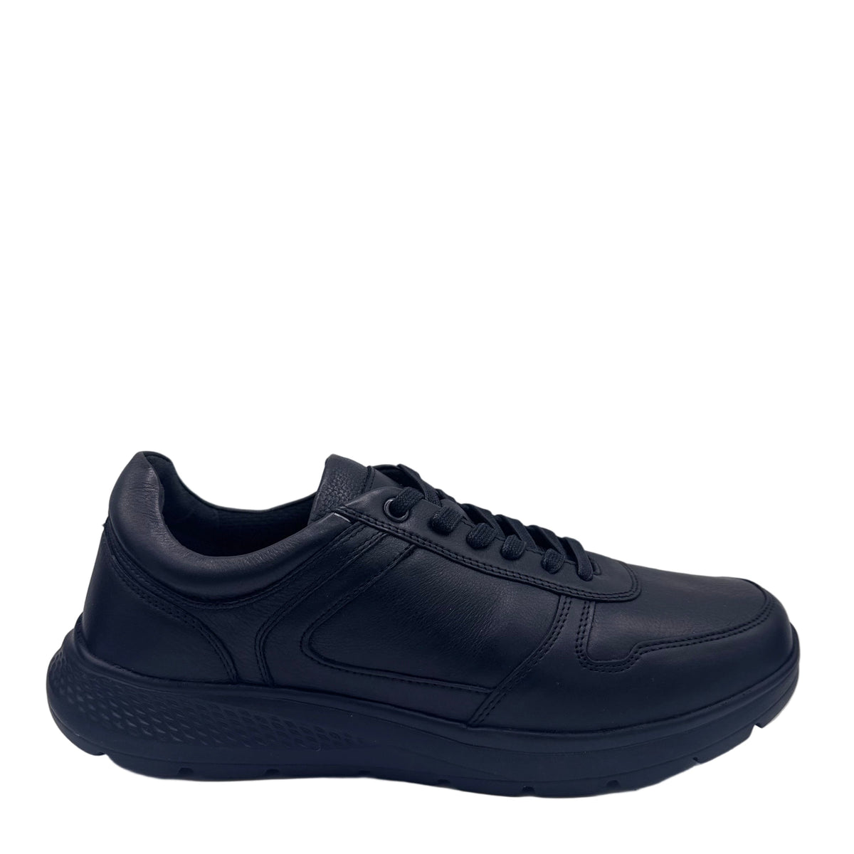 ULTRALEICHTER LEDER SNEAKER SCHWARZ