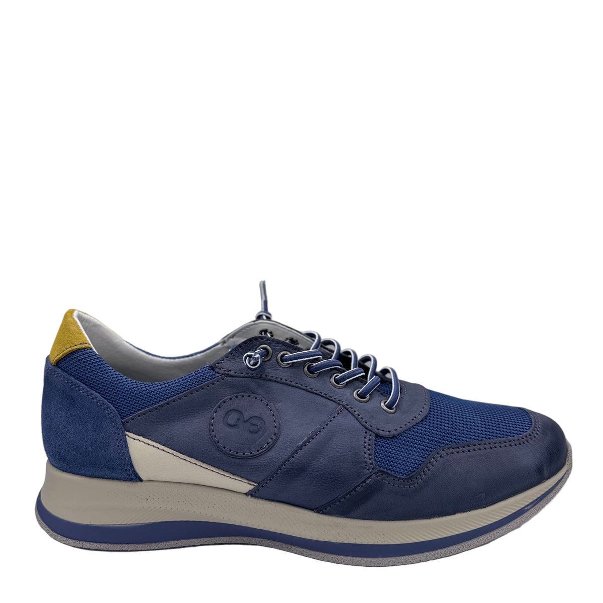 SNEAKER MATERIALMIX JEANS